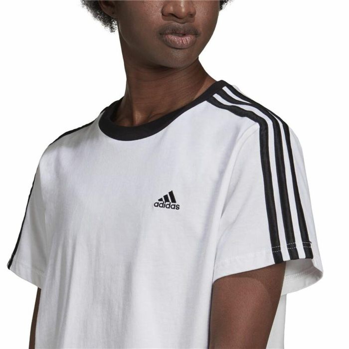 Camiseta de Manga Corta Hombre Adidas Blanco 2