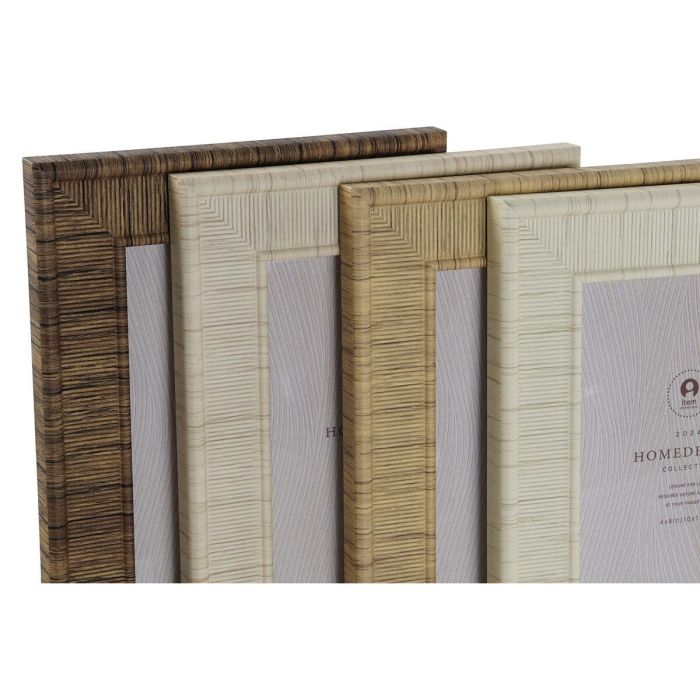 Marco de Fotos Home ESPRIT Marrón Beige Natural Marfil Cristal Poliestireno Escandinavo 15,5 X 2 X 20,5 cm (4 Unidades) 1 Marco de Fotos Home ESPRIT Marrón Beige Natural Marfil Cristal Poliestireno Escandinavo 15,5 X 2 X 20,5 cm (4 Unidades) 1