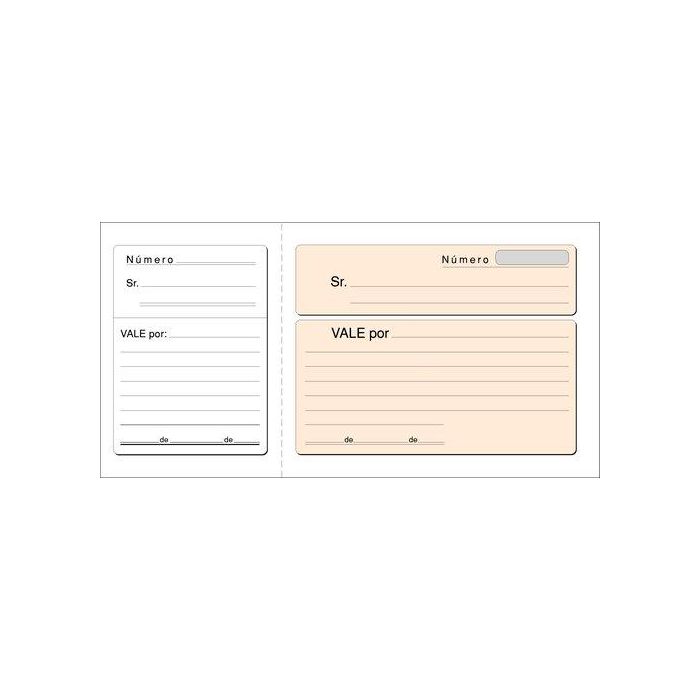 Talonario Vales Loan (Set de 10)