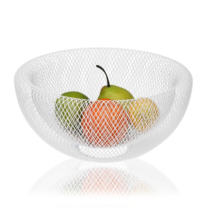Frutero Metal Blanco Versa 15CM (2 Unidades) 1 Frutero Metal Blanco Versa 15CM (2 Unidades) 1