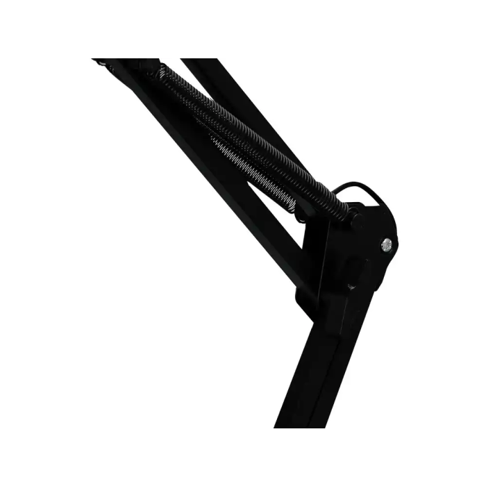 Q-connect Lampara Escritorio Hadar LED 8W 380lm Aluminio con Pinza Lupa Brazo Doble Color Negro 5