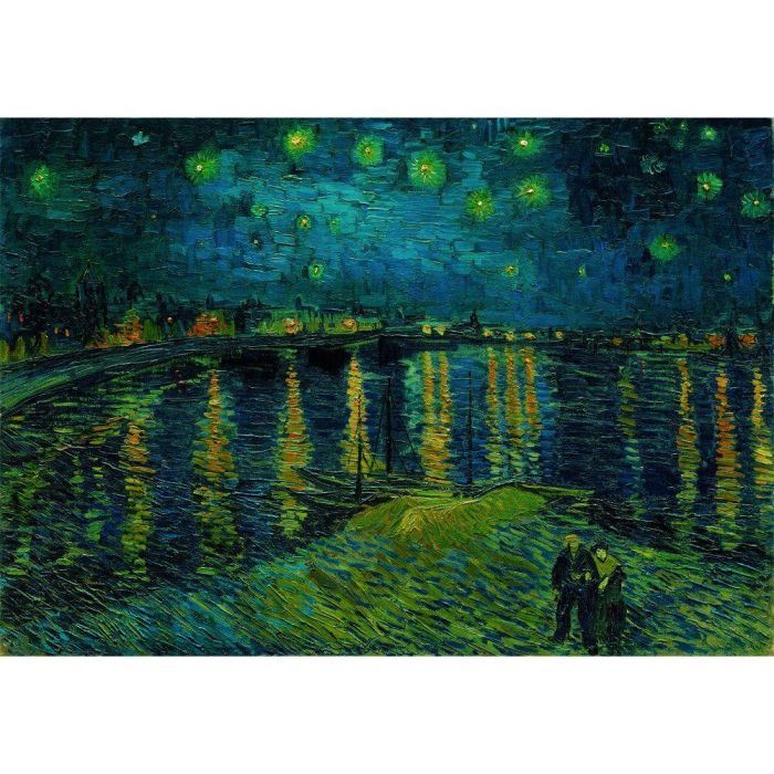 Puzzle Starry Night Over the Rhone Van Gogh Museum 1000pzs 0 Puzzle Starry Night Over the Rhone Van Gogh Museum 1000pzs 0