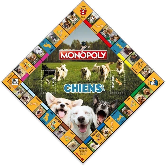 Monopoly Dogs - Juego de mesa - MOVIMIENTOS GANADORES - Monopoly con perros de diferentes razas. 2 Monopoly Dogs - Juego de mesa - MOVIMIENTOS GANADORES - Monopoly con perros de diferentes razas. 2
