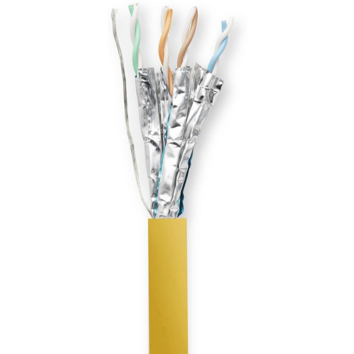 Vivolink Cable de Red F/FTP CAT6A, 70m, 23 AWG, LSZH, HDBaseT, Cobre Puro, Apantallado, Amarillo para Instalaciones Fijas 2 Vivolink Cable de Red F/FTP CAT6A, 70m, 23 AWG, LSZH, HDBaseT, Cobre Puro, Apantallado, Amarillo para Instalaciones Fijas 2