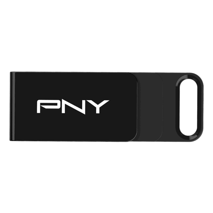 PNY Elite USB Tipo C 64 GB USB 3.2 Gen 1 (3.1 Gen 1) Negro Unidad Flash 3