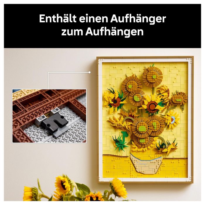 Lego 31215 Vincent van Gogh Girasoles - Arte mural, Construcción para adultos 36