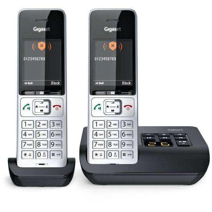Gigaset COMFORT 500A duo Teléfono Inalámbrico DECT con Contestador Automático, Altavoz y Pantalla a Color, Negro/Plata 15 Gigaset COMFORT 500A duo Teléfono Inalámbrico DECT con Contestador Automático, Altavoz y Pantalla a Color, Negro/Plata 15
