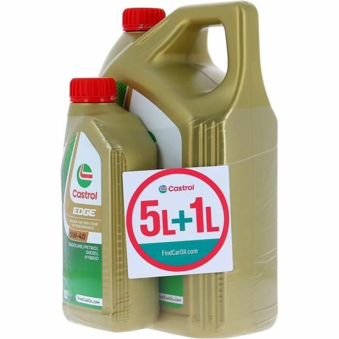 Castrol CAS4008177189647 EDGE Aceite de motor 5W-40 5L+1L 3 Castrol CAS4008177189647 EDGE Aceite de motor 5W-40 5L+1L 3