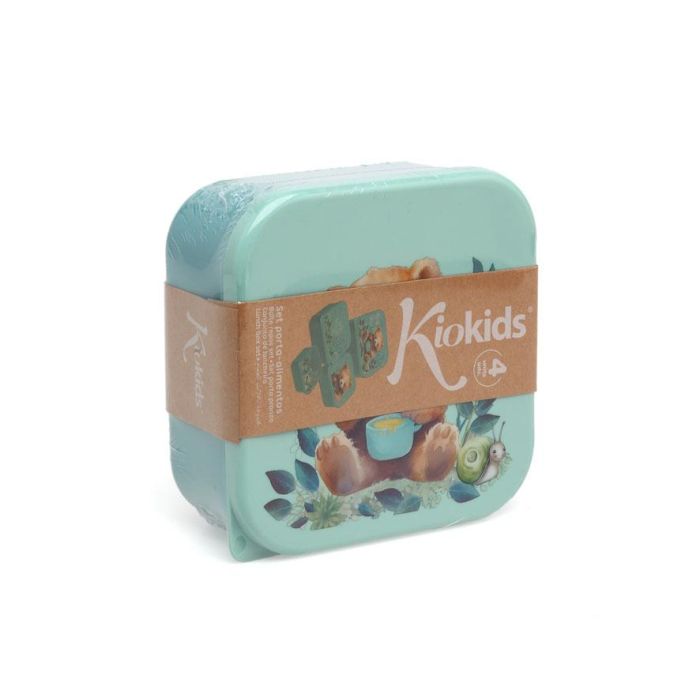 Set Porta-Alimentos 4 Unidades Oso Verde Salvia 5 Set Porta-Alimentos 4 Unidades Oso Verde Salvia 5