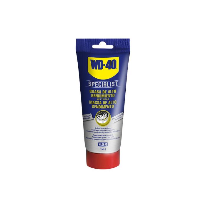 Wd40 Grasa de Alto Rendimiento Multiuso con Sulfonato de Calcio, 150 g - Lubricación y Protección contra Corrosión y Humedad