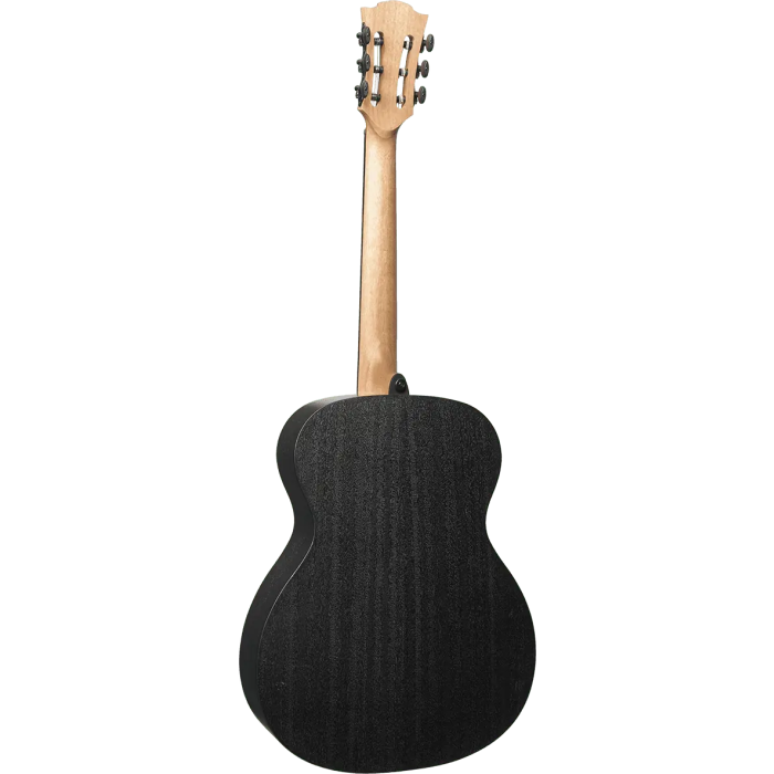 LAG Guitarra Acústica Nylon Auditorium Black & Brown Satinada Abeto Engelmann Macizo 4