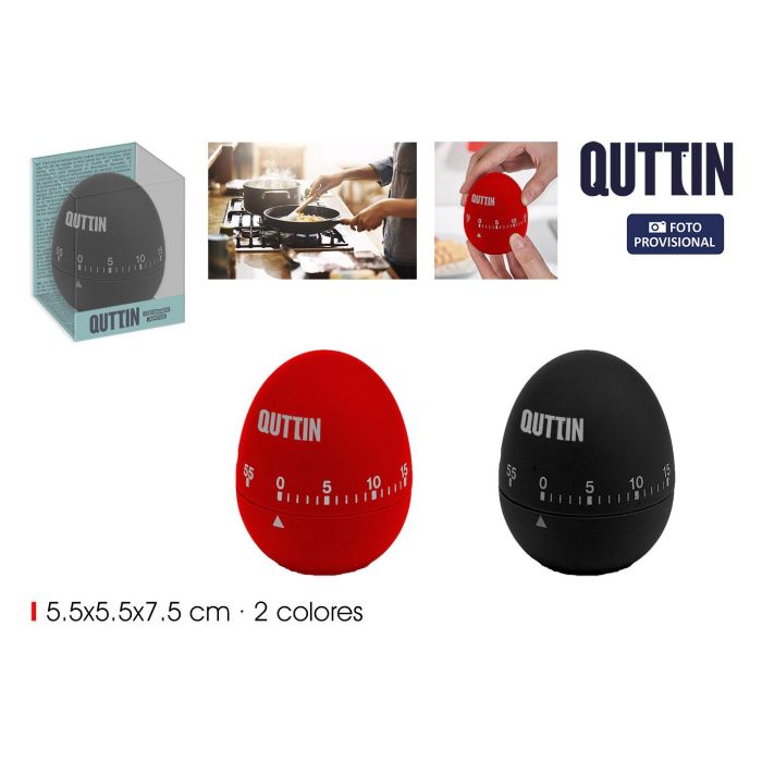 Inde Temporizador de Cocina Quttin 5.5 x 7.5 cm (24 Unidades) Inde Temporizador de Cocina Quttin 5.5 x 7.5 cm (24 Unidades)