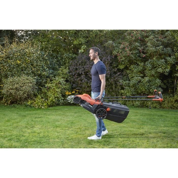 BLACK & DECKER Mower 34cm 1400W - Mango de bicicleta BEMW461BH 3 BLACK & DECKER Mower 34cm 1400W - Mango de bicicleta BEMW461BH 3