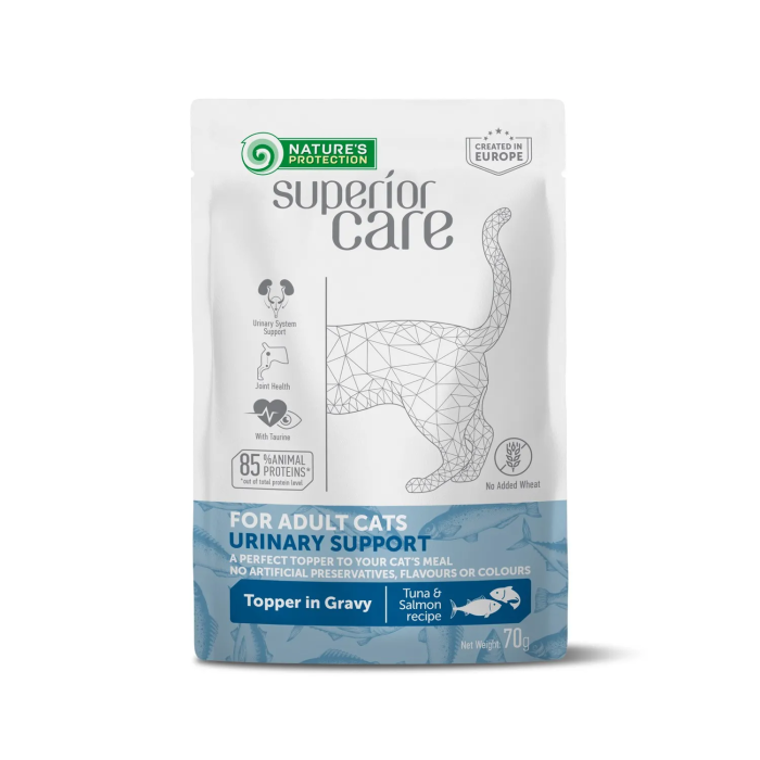 Nature's Protection Sc Topper Cat Adult Urinary Atún y Salmón 24x70 gr