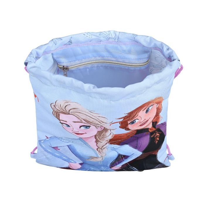 Bolsa Mochila con Cuerdas Frozen Believe Lila 1