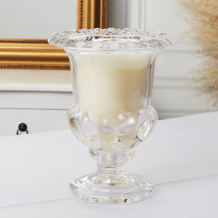 Home Deco Factory Vela Perfumada en Jarrón de Vidrio 22 cm 800g 90h Duración Combustión 1