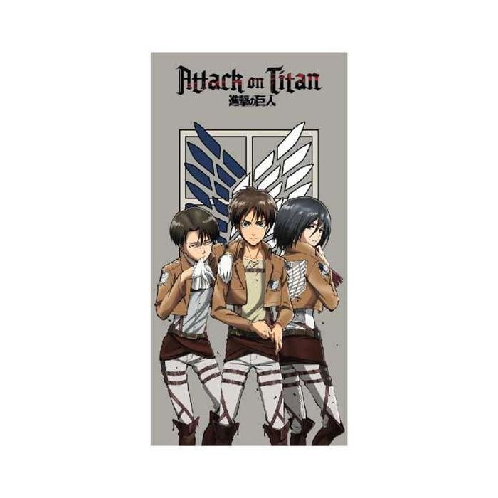 Toalla microfibra attack on titan 70.0 x 140.0 x cm