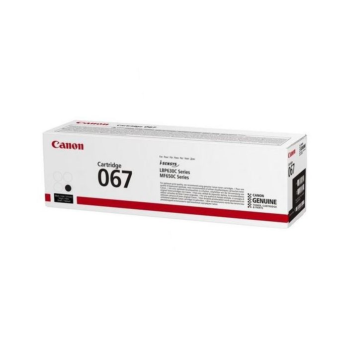 CANON - TONER 067 BK: NEGRO 1.350P. 2 CANON - TONER 067 BK: NEGRO 1.350P. 2