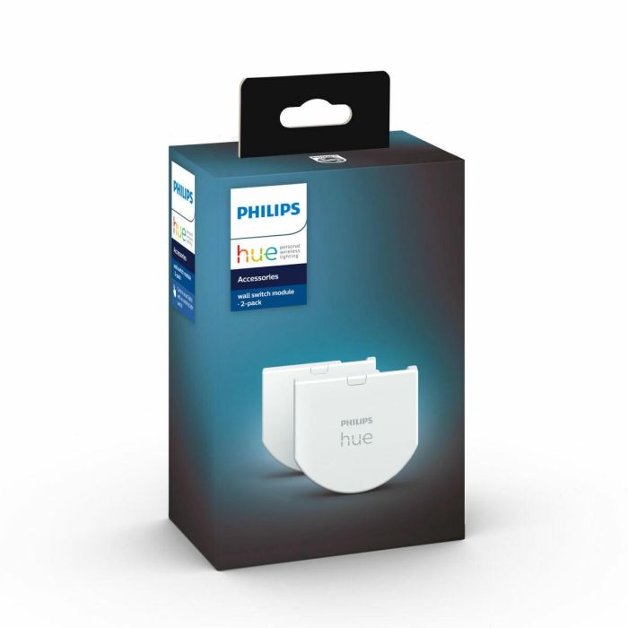 Philips Hue PHI8719514318021 Módulo de interruptor de pared, Pack de 2, Blanco, compatible con Alexa, Google Assistant y Apple HomeKit 1 Philips Hue PHI8719514318021 Módulo de interruptor de pared, Pack de 2, Blanco, compatible con Alexa, Google Assistant y Apple HomeKit 1