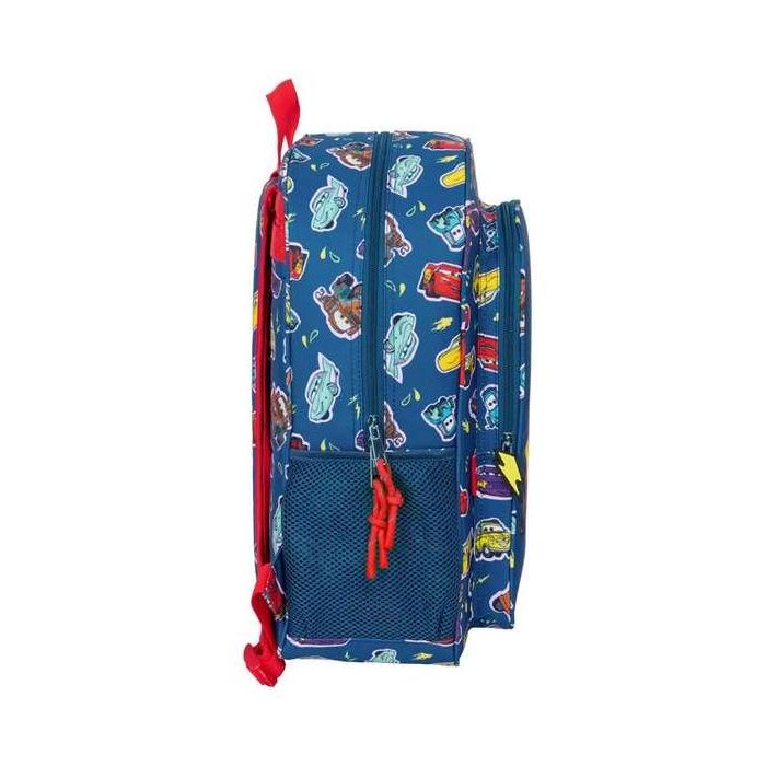 Mochila Escolar Cars Racing Azul marino 33 x 42 x 14 cm 2