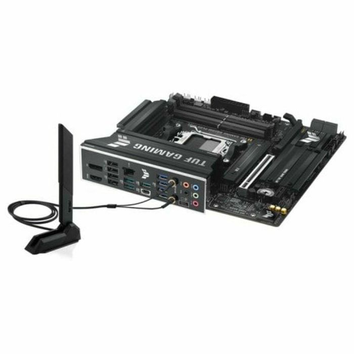 ASUS TUF GAMING B850M-PLUS WiFi Placa Base micro ATX AMD B850 Zócalo AM5 DDR5 para Ryzen 7000/8000/9000 Series Wi-Fi 6E BT 5.3 30