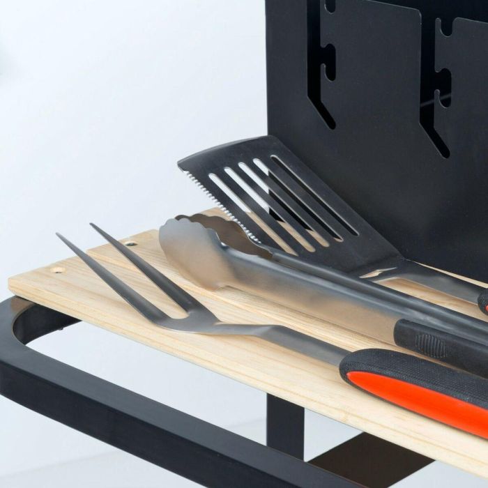 Set de Utensilios para Barbacoa Aktive 3 Piezas Barbacoa Acero Inoxidable 9 x 41 x 5 cm (4 Unidades) 5 Set de Utensilios para Barbacoa Aktive 3 Piezas Barbacoa Acero Inoxidable 9 x 41 x 5 cm (4 Unidades) 5