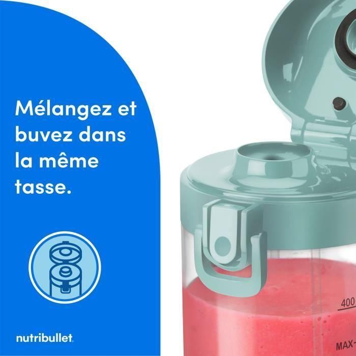 Licuadora - NUTRIBULLET - NBP003LBL - Licuadora portátil - Azul claro 4 Licuadora - NUTRIBULLET - NBP003LBL - Licuadora portátil - Azul claro 4