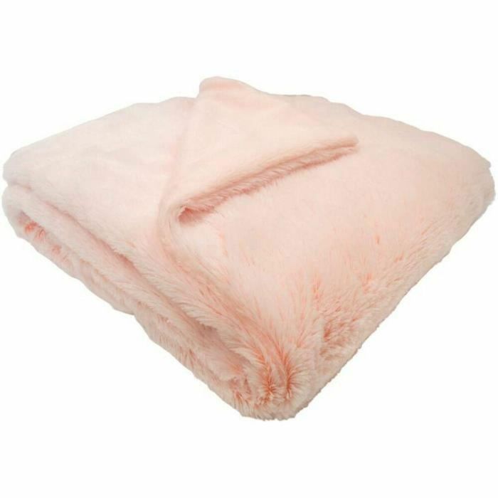 Domiva Manta de Nieve con Forro Micro-suave - 75 x 100 cm - Leche de Fresa