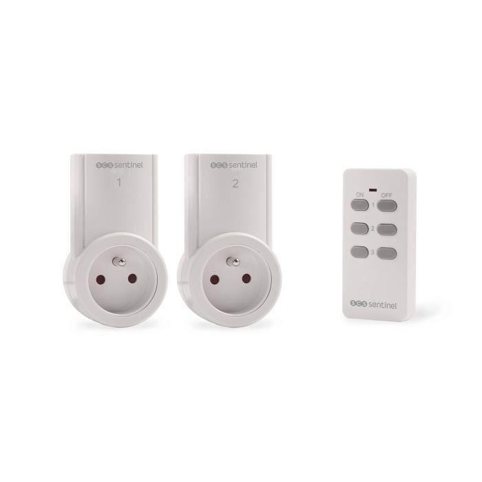 SCS SENTINEL Kit de 2 tomas de control remoto de 2300 W 1 SCS SENTINEL Kit de 2 tomas de control remoto de 2300 W 1