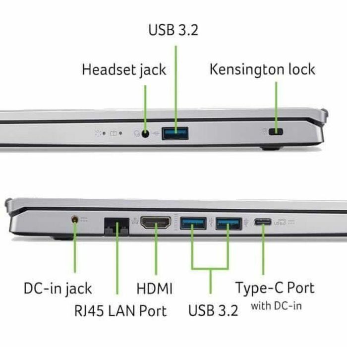 Portátil ACER Aspire Go AG15-42P-R3N4 - Windows 11 - Pantalla FHD de 15,6'' - AMD Ryzen 7-5825U - AMD Radeon GCN - 16 GB de RAM - SSD de 1 TB - AZERTY 1 Portátil ACER Aspire Go AG15-42P-R3N4 - Windows 11 - Pantalla FHD de 15,6'' - AMD Ryzen 7-5825U - AMD Radeon GCN - 16 GB de RAM - SSD de 1 TB - AZERTY 1