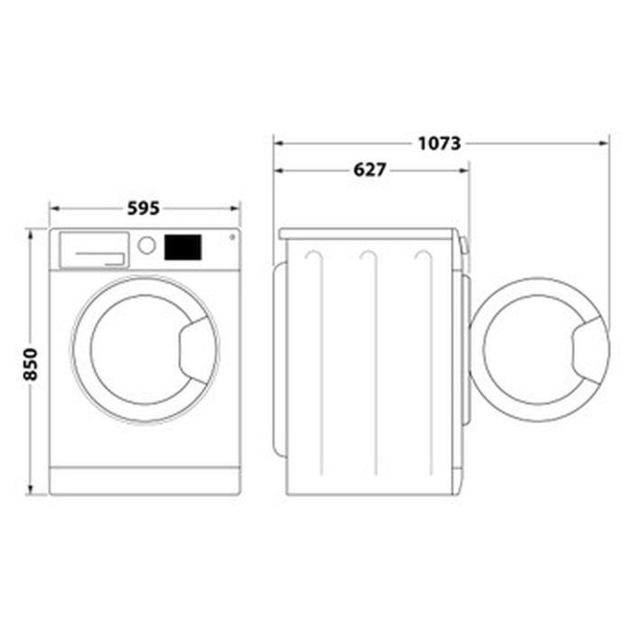 Lavadora - Secadora Whirlpool Corporation FFB9489BVSPT 59,5 cm 9 kg 2 Lavadora - Secadora Whirlpool Corporation FFB9489BVSPT 59,5 cm 9 kg 2