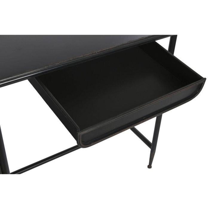 Escritorio DKD Home Decor Negro Metal Cristal 120 x 50 x 80 cm 5