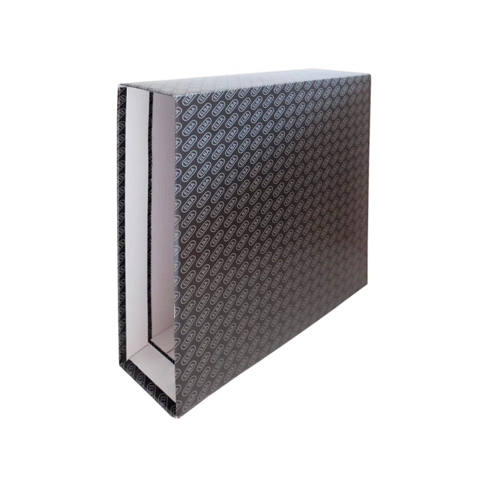 Elba Cajetín Para Archivador A4 Lomo 85 mm Cartón Forrado Microcanal Negro 1 Elba Cajetín Para Archivador A4 Lomo 85 mm Cartón Forrado Microcanal Negro 1