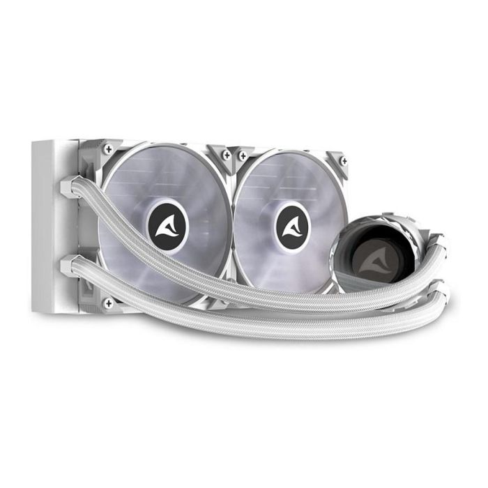 Sharkoon S80 RGB Kit de Refrigeración Líquida AIO 240mm Blanco