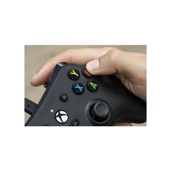 NACON Mando Xbox Compatible con Cable - Certificado Oficial - Negro
