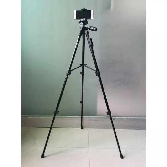 CoreParts Tripod Stand 51cm-180cm, Fit for all Cameras and 4-7" Phones - Multi-Direction with Adjustable Height - VCT-618N 1 CoreParts Tripod Stand 51cm-180cm, Fit for all Cameras and 4-7" Phones - Multi-Direction with Adjustable Height - VCT-618N 1