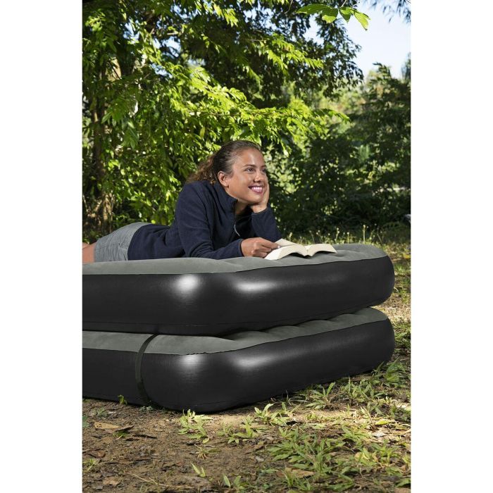 Bestway Airbed Tritech™ Connect and Rest™ Cama Hinchable 3 en 1 - Individual, Elevada o King Size - 188x99x25 cm - Soporta 150 kg 4 Bestway Airbed Tritech™ Connect and Rest™ Cama Hinchable 3 en 1 - Individual, Elevada o King Size - 188x99x25 cm - Soporta 150 kg 4