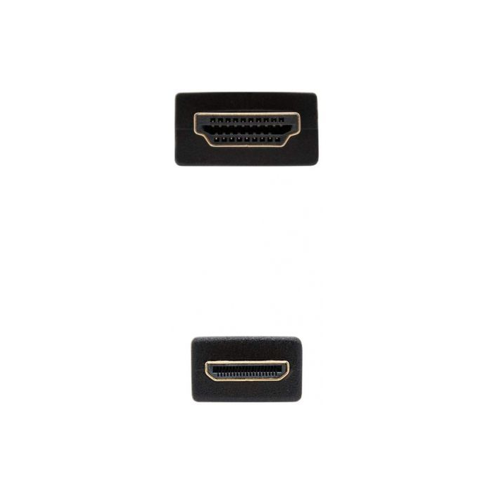 Cable HDMI a Mini HDMI NANOCABLE 10.15.0902 1,8 m Negro 1,8 m 2