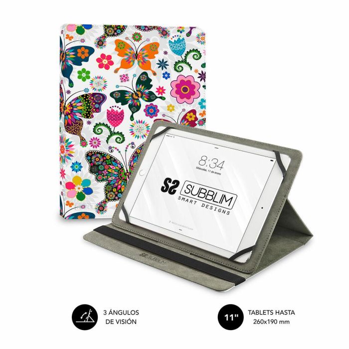 Funda para Tablet Subblim SUBCUT-4TC013 Multicolor Mariposas 11" 6