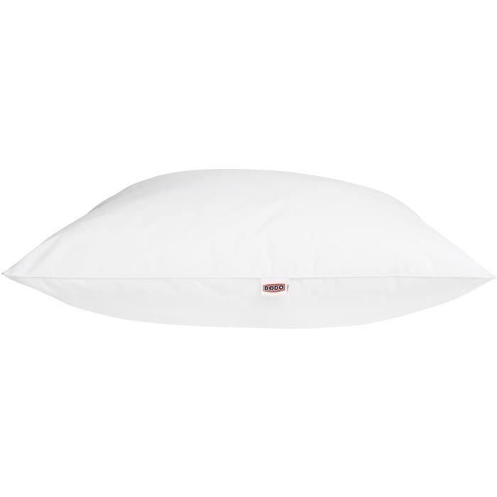 Almohada DODO LUXOR 60x60 cm - 100% Algodón - Efecto plumón 5 Almohada DODO LUXOR 60x60 cm - 100% Algodón - Efecto plumón 5