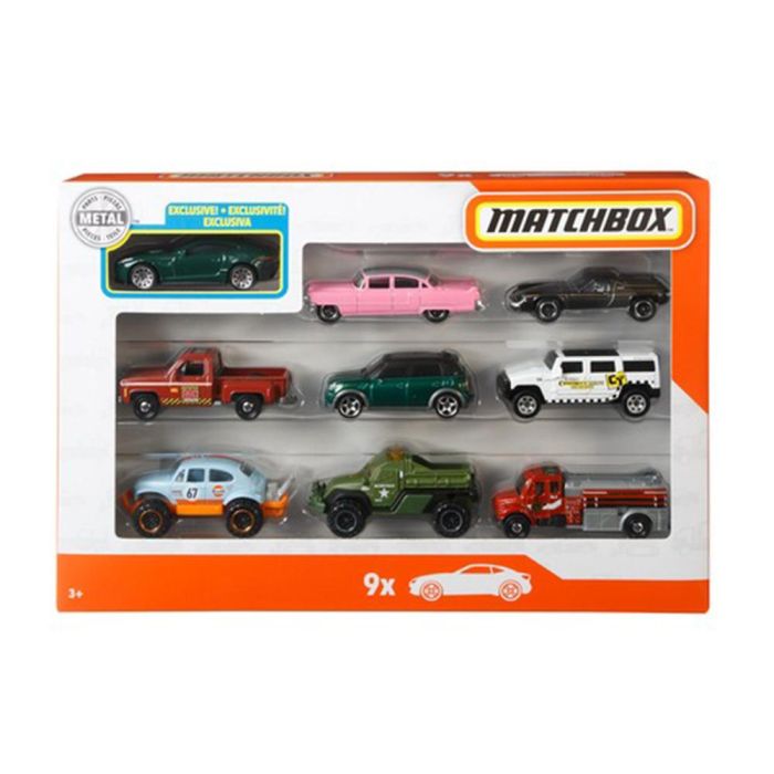 Pack 9 Vehiculos Matchbox X7111 Mattel 2