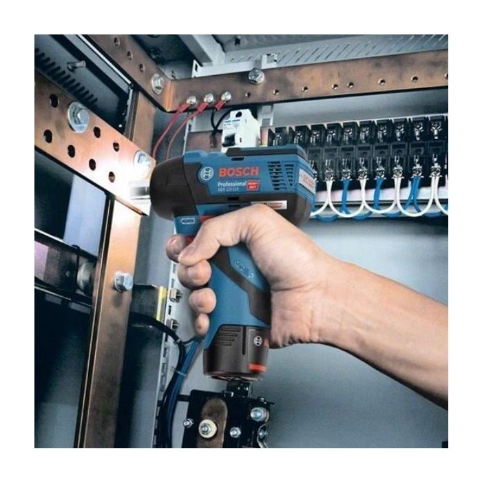 Bosch Professional Llave de impacto GDS 12V-115 + 2 baterías 3.0Ah + L-BOXX - 06019E0103 3