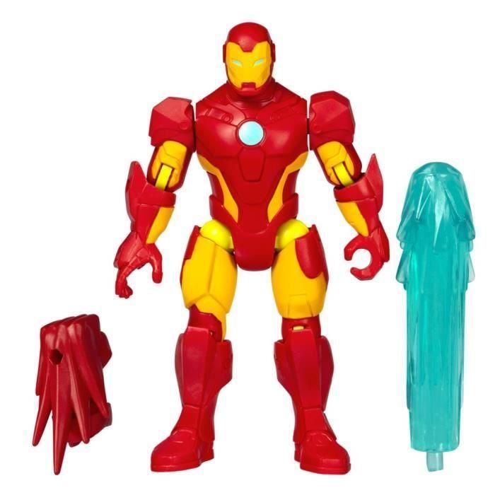 MixMashers Iron Man, figura personalizable de 12 cm para mezclar y combinar con accesorios, Marvel, a partir de 4 años 1