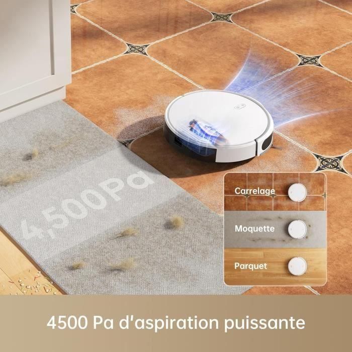 Dreame Mova M1 Aspiradora Robotizada Sin Bolsa 0.3L, LiDAR, Blanco, 010201AA000274 4 Dreame Mova M1 Aspiradora Robotizada Sin Bolsa 0.3L, LiDAR, Blanco, 010201AA000274 4