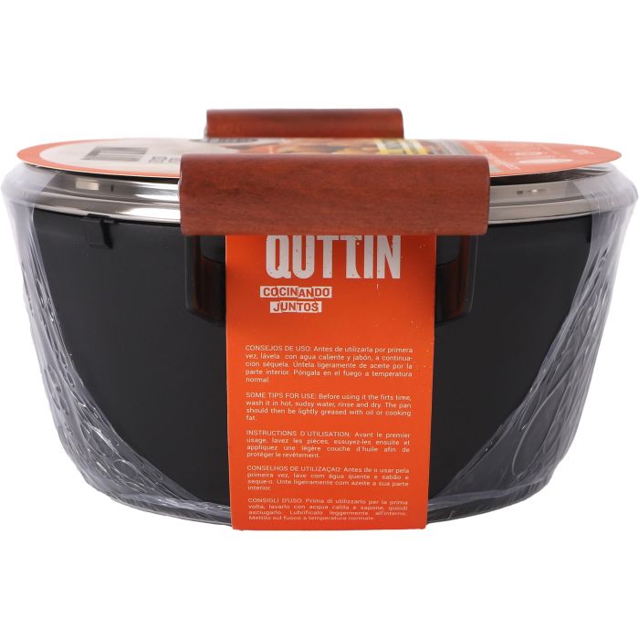 Cacerola Inde 24 cm con tapa Doha Quttin (4 Unidades) 2 Cacerola Inde 24 cm con tapa Doha Quttin (4 Unidades) 2