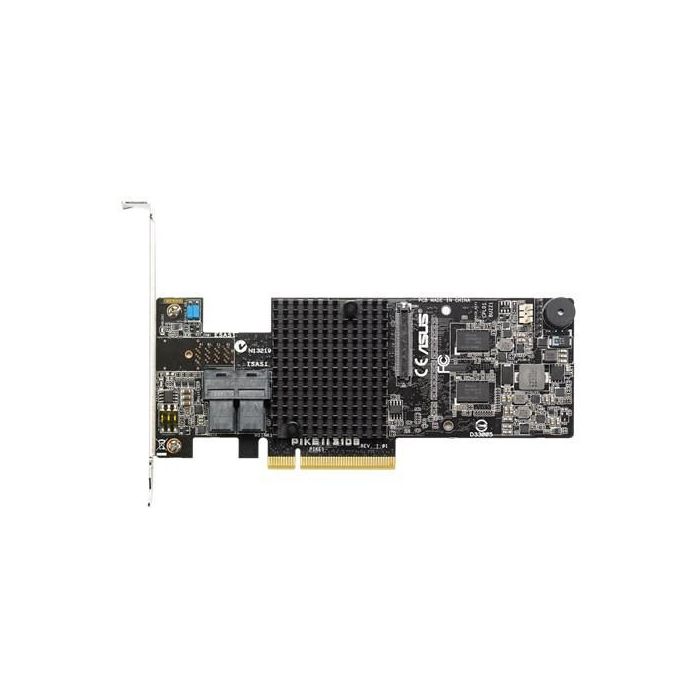 ASUS PIKE II 3108-8i-16PD/2G controlado RAID PCI Express x2 3.0 12 Gbit/s ASUS PIKE II 3108-8i-16PD/2G controlado RAID PCI Express x2 3.0 12 Gbit/s