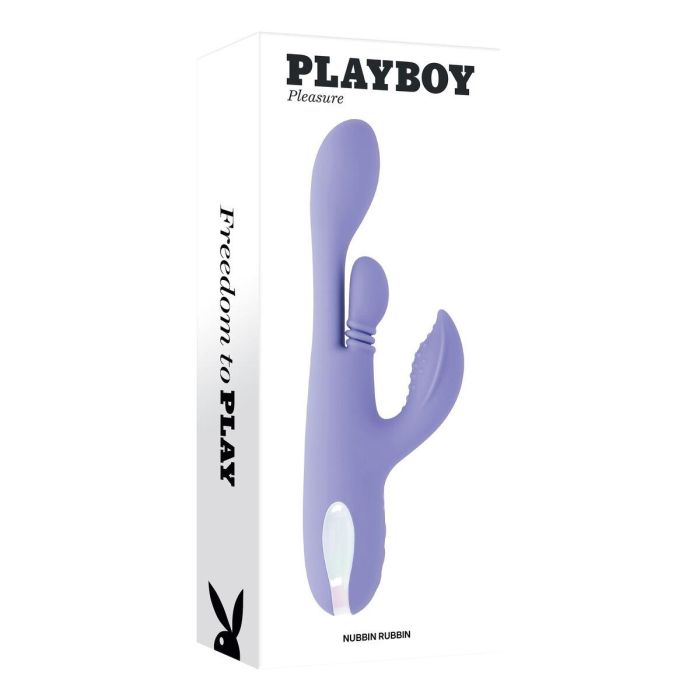 Vibrador Doble Estimulación Evolved Playboy Morado Púrpura 1 Vibrador Doble Estimulación Evolved Playboy Morado Púrpura 1