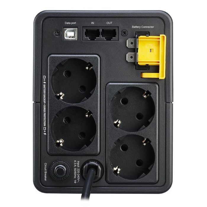 APC BX950MI-GR UPS Línea Interactiva 0.95kVA 520W 4 Salidas AC Tipo F, Negro 1 APC BX950MI-GR UPS Línea Interactiva 0.95kVA 520W 4 Salidas AC Tipo F, Negro 1