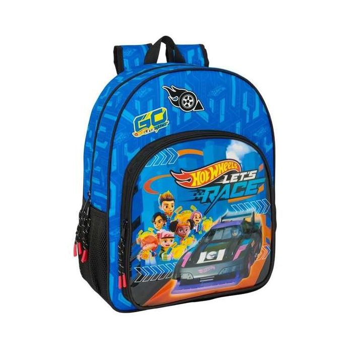 Safta Mochila Adaptable a Carro Hot Wheels Let's Race 420x330x140 mm 0 Safta Mochila Adaptable a Carro Hot Wheels Let's Race 420x330x140 mm 0