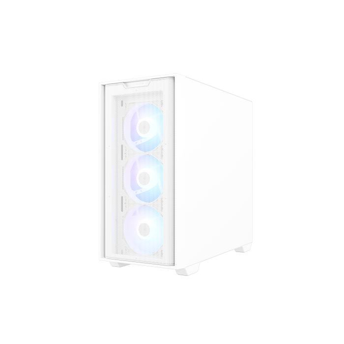 ASUS A21 PLUS - Torre de PC Blanco, Compatible con micro ATX/Mini-ITX, Incluye 4 Ventiladores, Hasta 360mm Radiador, Ref. 90DC00H3-B19000